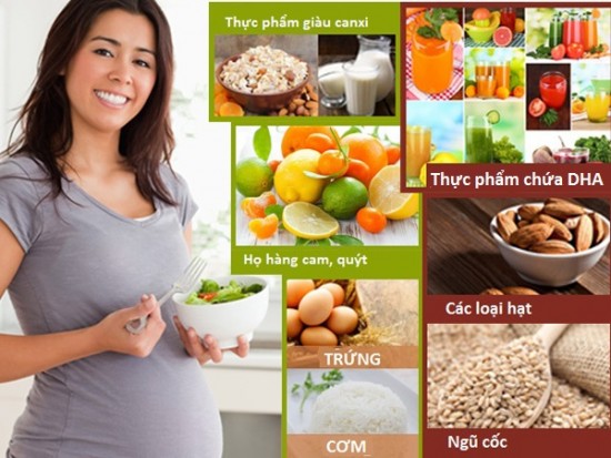 Chế độ ăn uống cho bà bầu để mẹ khỏe, bé thông minh 1