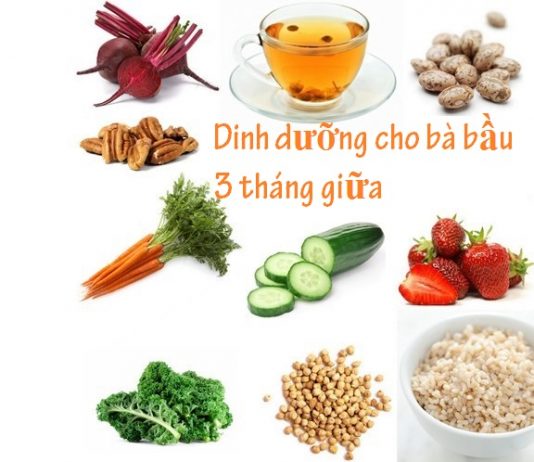 Bà bầu nên ăn gì trong 3 tháng giữa thai kỳ