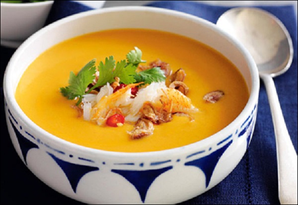 5, Cháo tôm bí đỏ 1